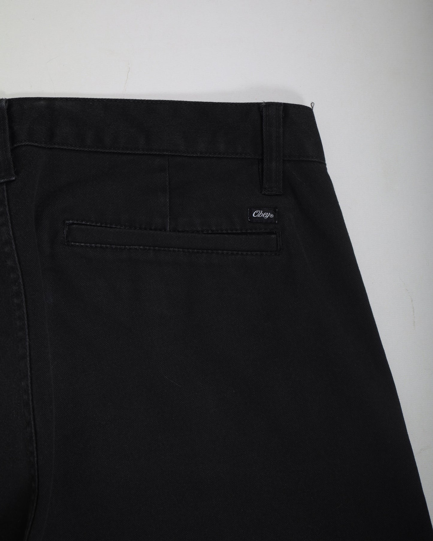 Obey tapered straggler trousers