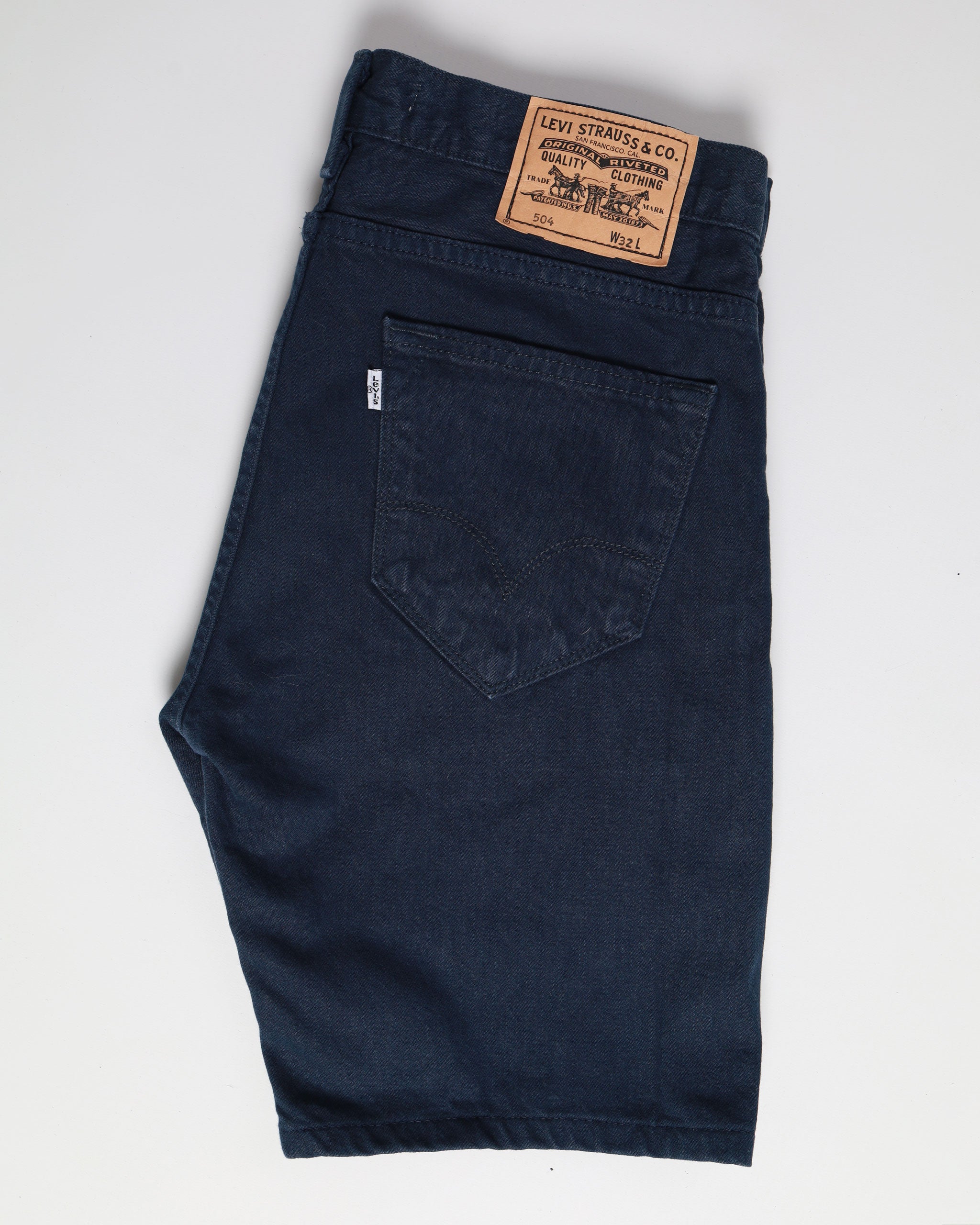 Levi's 504 Straight Fit Shorts in Blue W31 – www.ratovintage.com