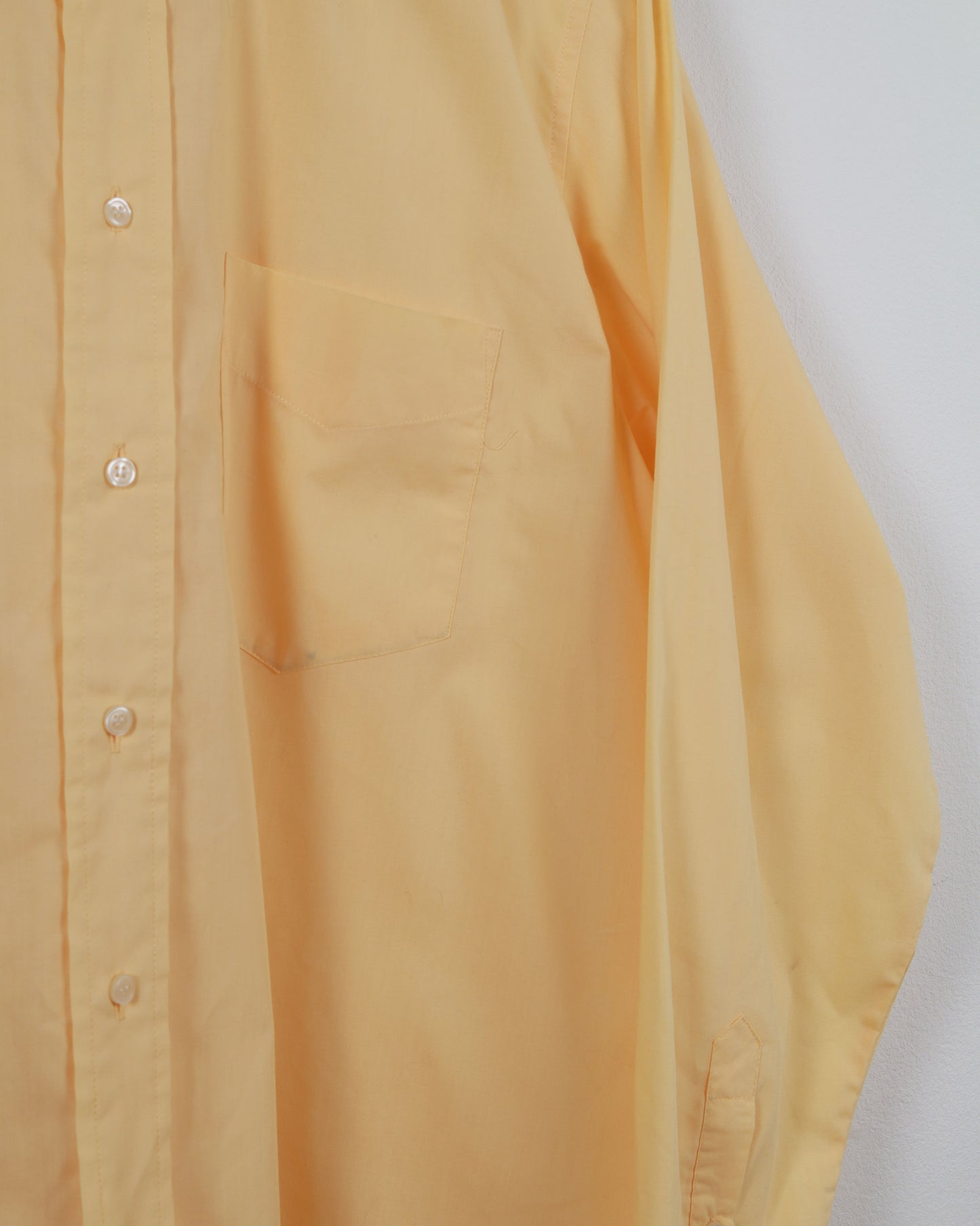 Oxer Button Up Long Sleeve Shirt in Yellow L