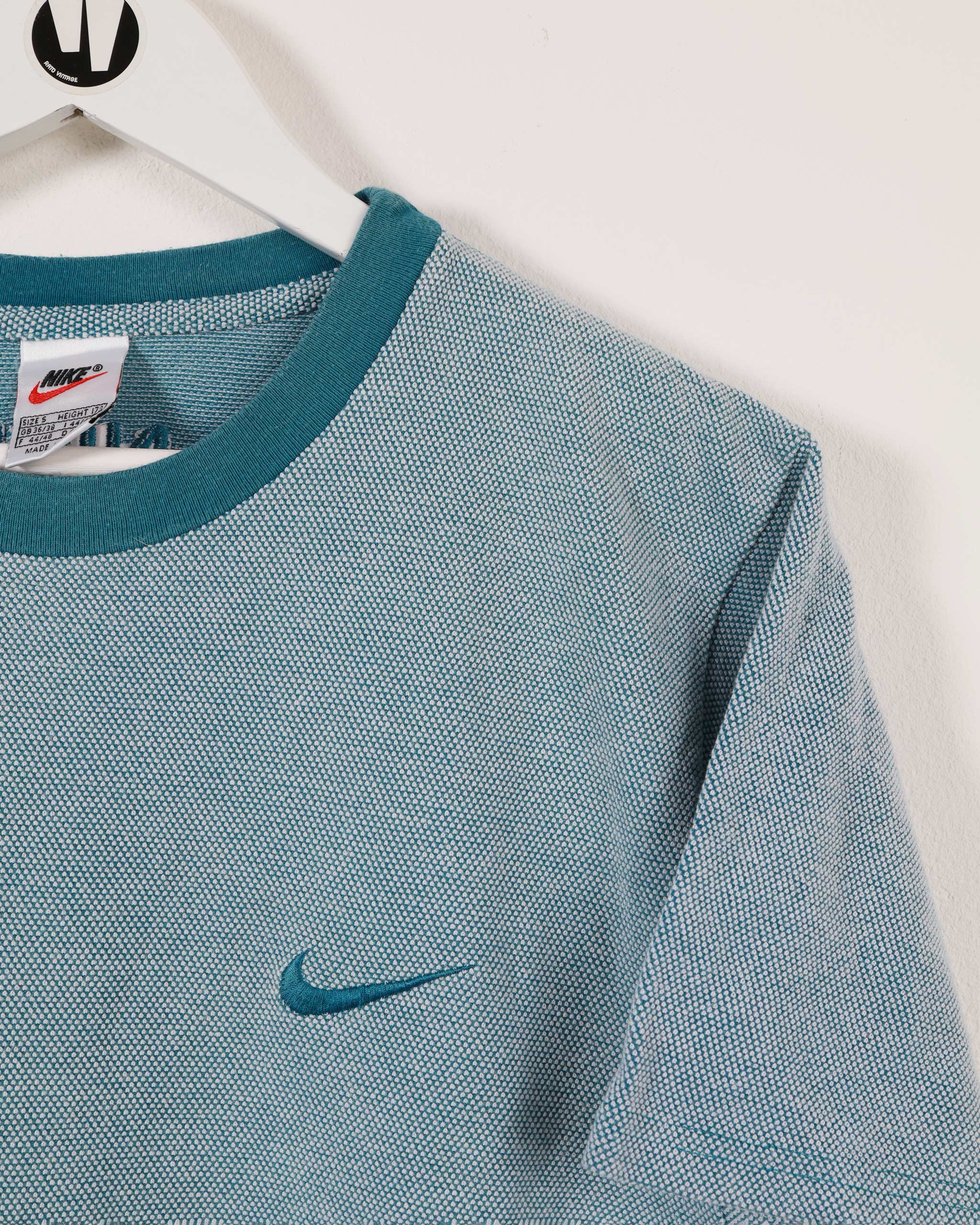 Nike Crewneck Dot T Shirt Teal Blue S www.ratovintage