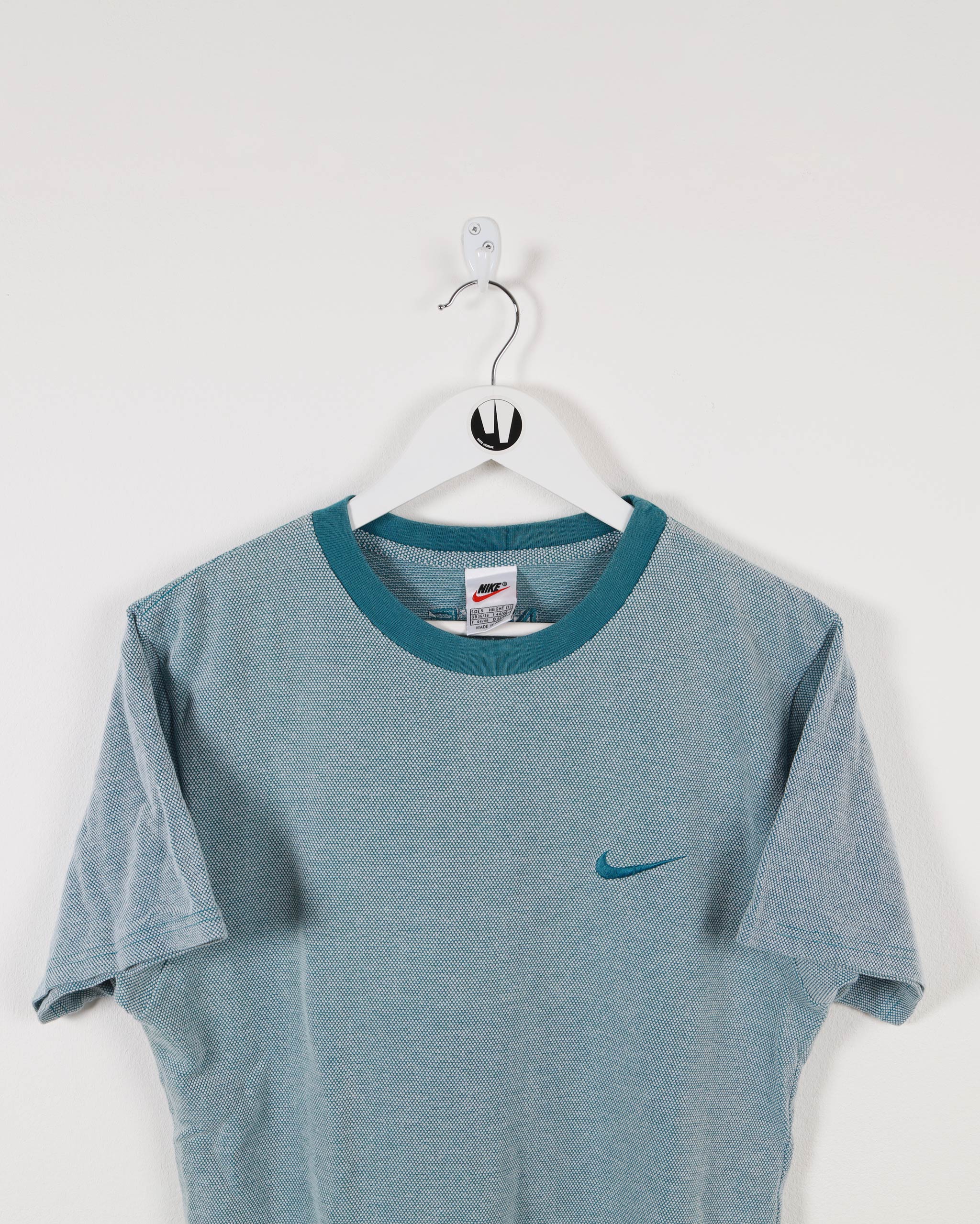 Nike Crewneck Dot T Shirt Teal Blue S www.ratovintage