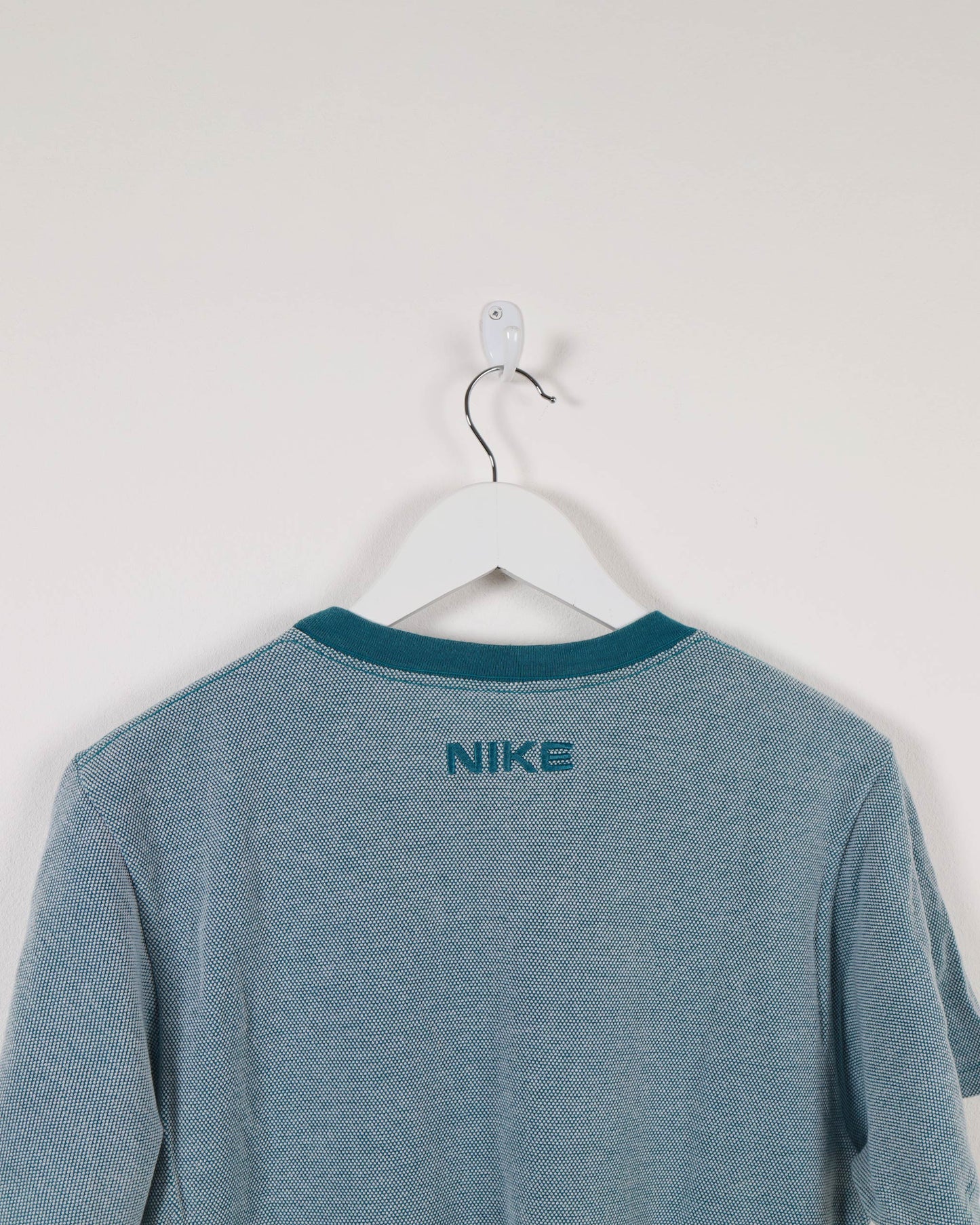 T-shirt Nike Crewneck Dot Teal Blu S