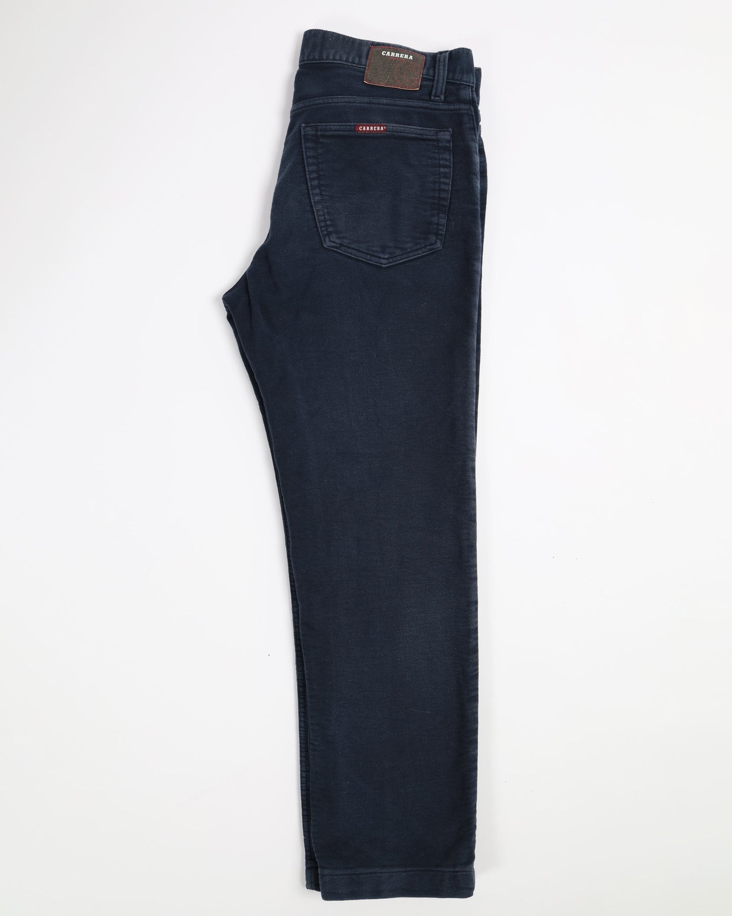 Jeans Carrera a gamba dritta in morbido denim blu navy W31