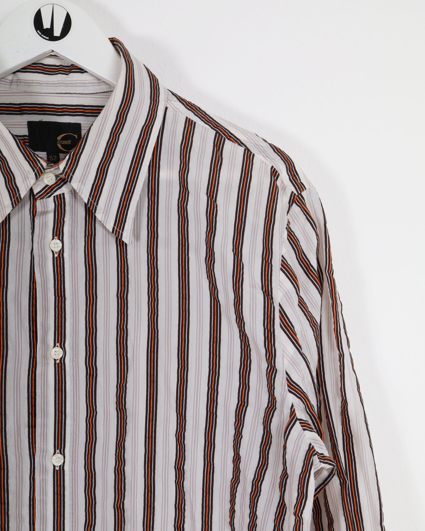 Just Cavalli Striped Strip Shirt Long Sleeve 52